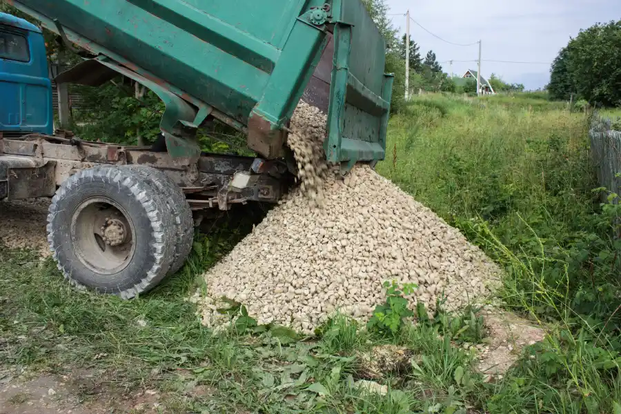 Stone Hauling For Proper Ground Grading Cygnet, OH