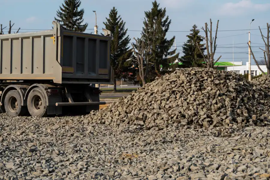 Stone Hauling To Reinforce Sewer Beds in Cygnet, OH